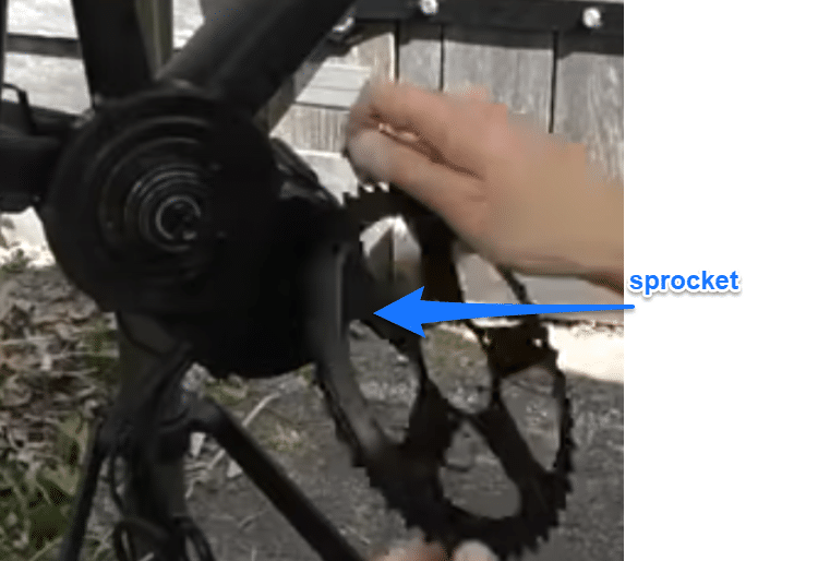 bafang sprocket for mid drive motor install