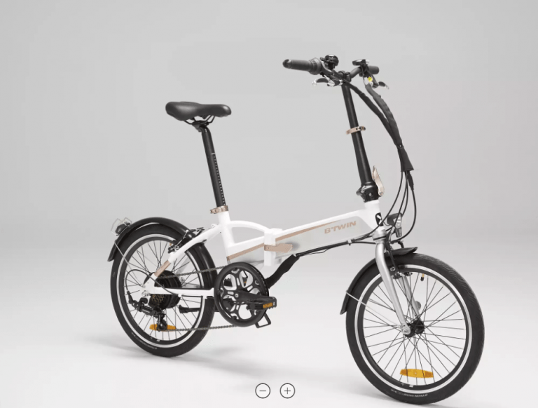 btwin folding electric bike