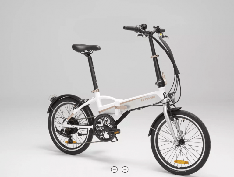 decathlon folding e bike