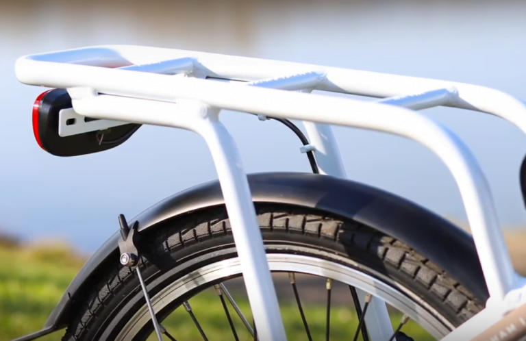 Fully equipped folding ebikeRaleigh Stow-e-way Integrated Rear Rack