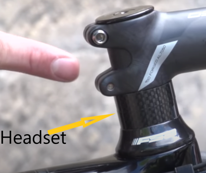 good condition headset of secondhand bike